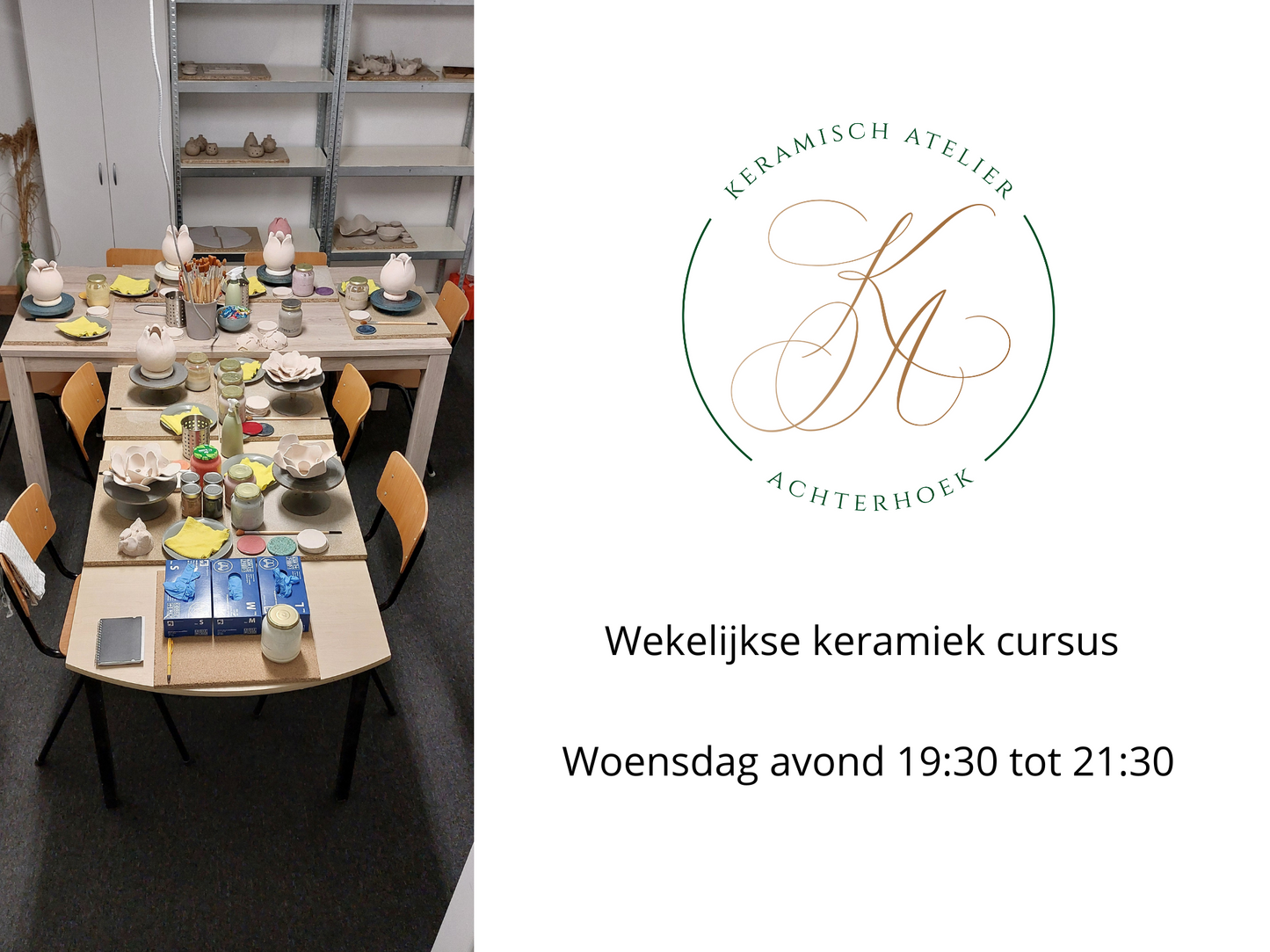 Woensdag avond 19:30 tot 21:30 !!VOL!! Plaatsing op reservelijst mogelijk