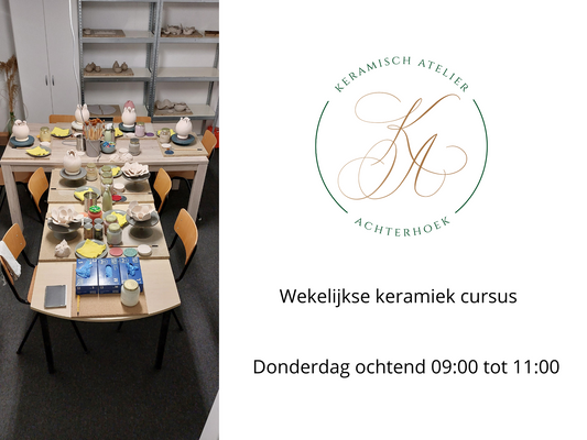 Donderdag ochtend 09:00 tot 11:00 !!2 plekken beschikbaar!!